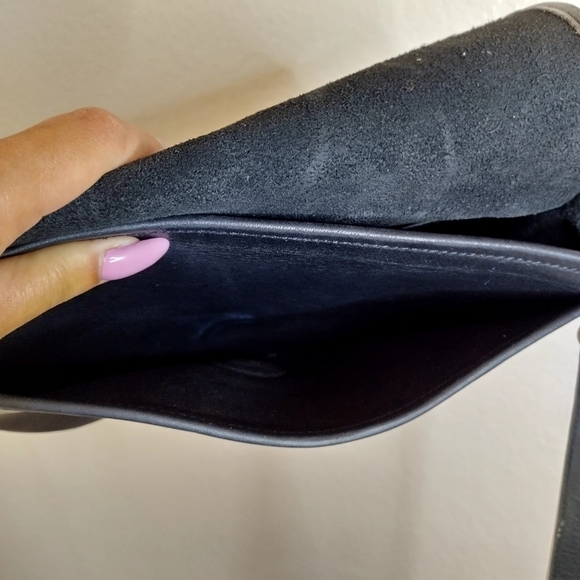 Coach Vintage Penny Pocket black leather Crossbody Purse 22117-06 USA - Picture 11 of 12